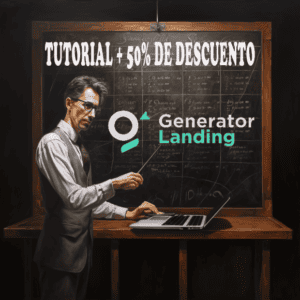 Tutorial + 50% de descuento a Generator Landing
